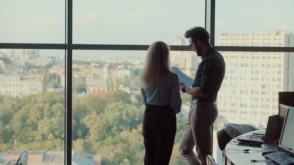 Coder Software Developer Coding On Computer PC And Discussing. Programmer Design Internet Online App alt