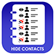 Hide Phone Number Contacts Hide your contacts Hide Numbers from Contact List