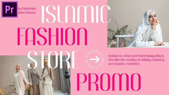 Islamic Hijab Fashion Promo MOGRT for Premier Pro