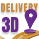 3D Delivery Icon Set