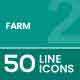 Farm Line Icons