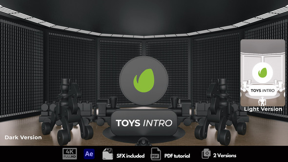Toys Intro Logo Stings template preview