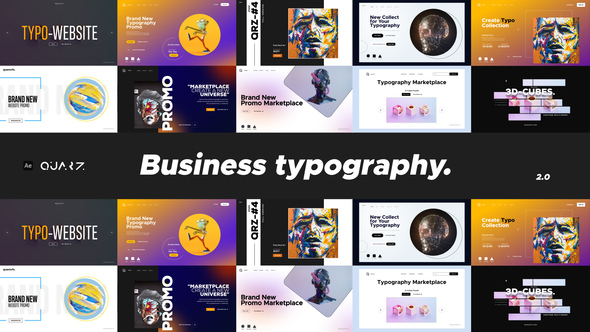 Website Promo Typography v2