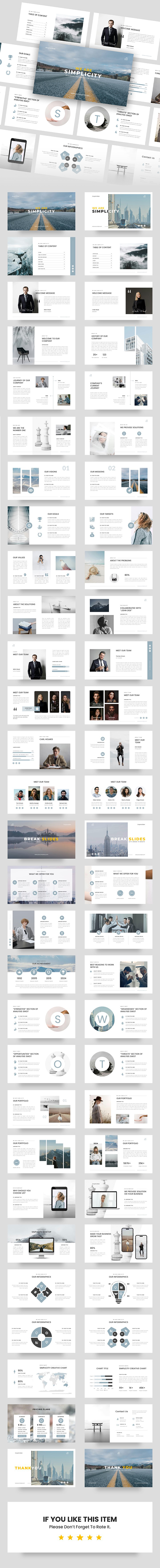 Simplicity – Business PowerPoint Template