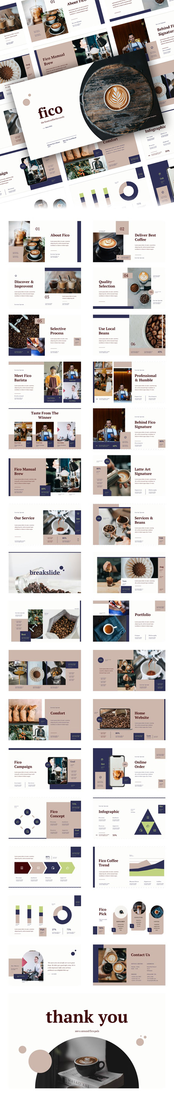 Fico - Cafe Powerpoint Template