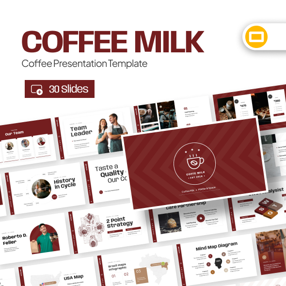 Coffee Milk Google Slides Template