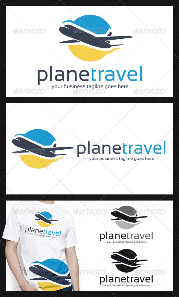 Plane Travel Logo Template - Objects Logo Templates