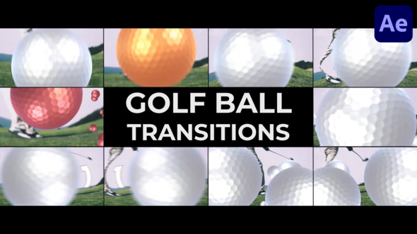 Golf Ball Transitions for After Effects