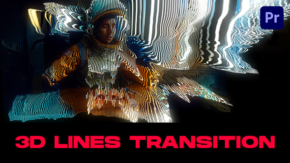 3D Lines Transitions | Premiere Pro