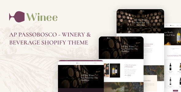 Ap Passobosco - Winery & Beverage Shopify Theme