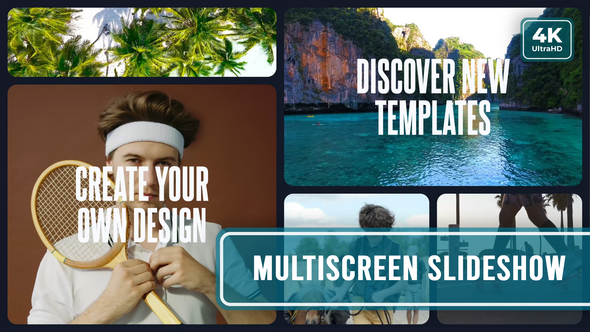 Slideshow | Multiscreen Opener | Split Screen Mood