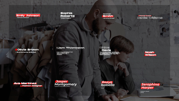Modern Lower Thirds | MOGRT (PP) Premiere Pro template preview