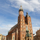 Brick church of Saint Mary in Krakow, Poland - PhotoDune Item for Sale