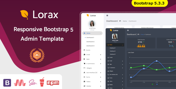 Lorax - Bootstrap 5 Material Design Admin Dashboard Template & UI Kit