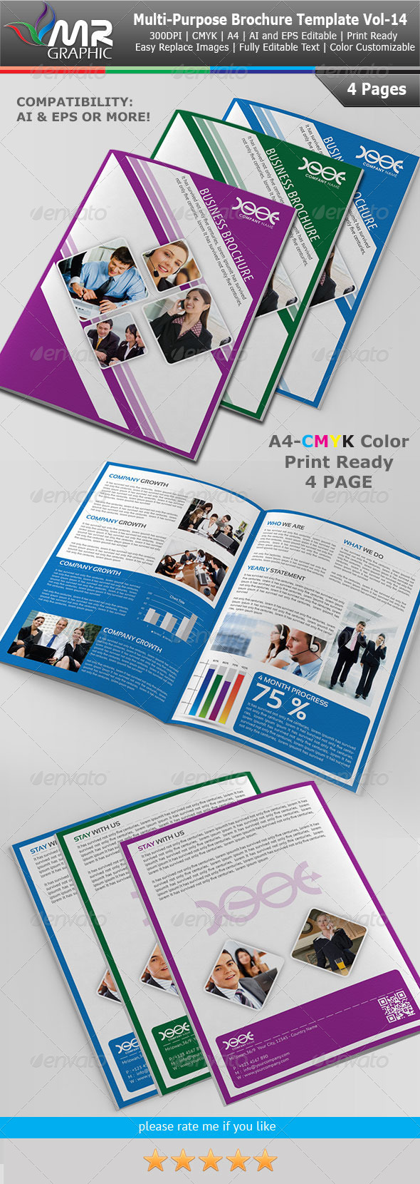Multipurpose Business Brochure Vol-14 - Corporate Brochures