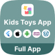Kids Toys Shop App - E-commerce Store app in Flutter 3 x Android iOS with WooCommerce Full App