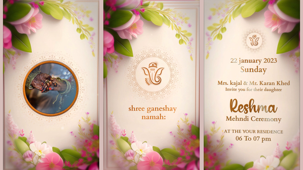 Indian Wedding Invitation After Effects