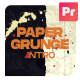 Paper Grunge Intro - VideoHive Item for Sale