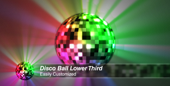 Disco Ball Lower Third