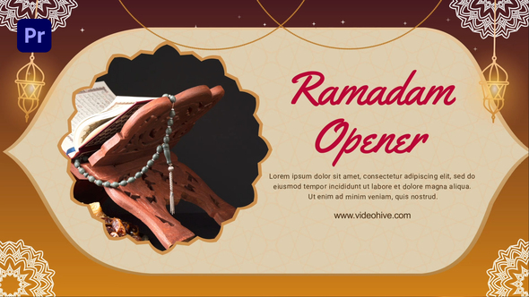 Ramadan Kareem Slideshow Opener MOGRT