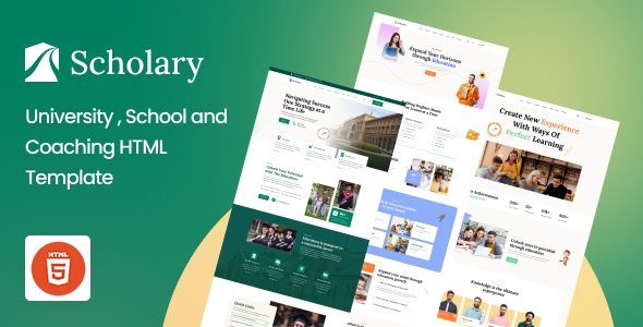 Scholary - University, School and Coaching HTML Template