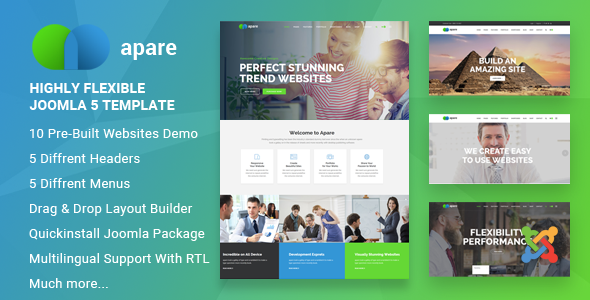 Apare - Joomla 5 Responsive Multipurpose Template