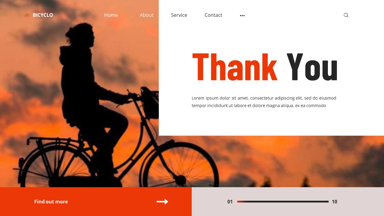 Bicyclo - Bicycle Powerpoint Templates, Presentation Templates ...
