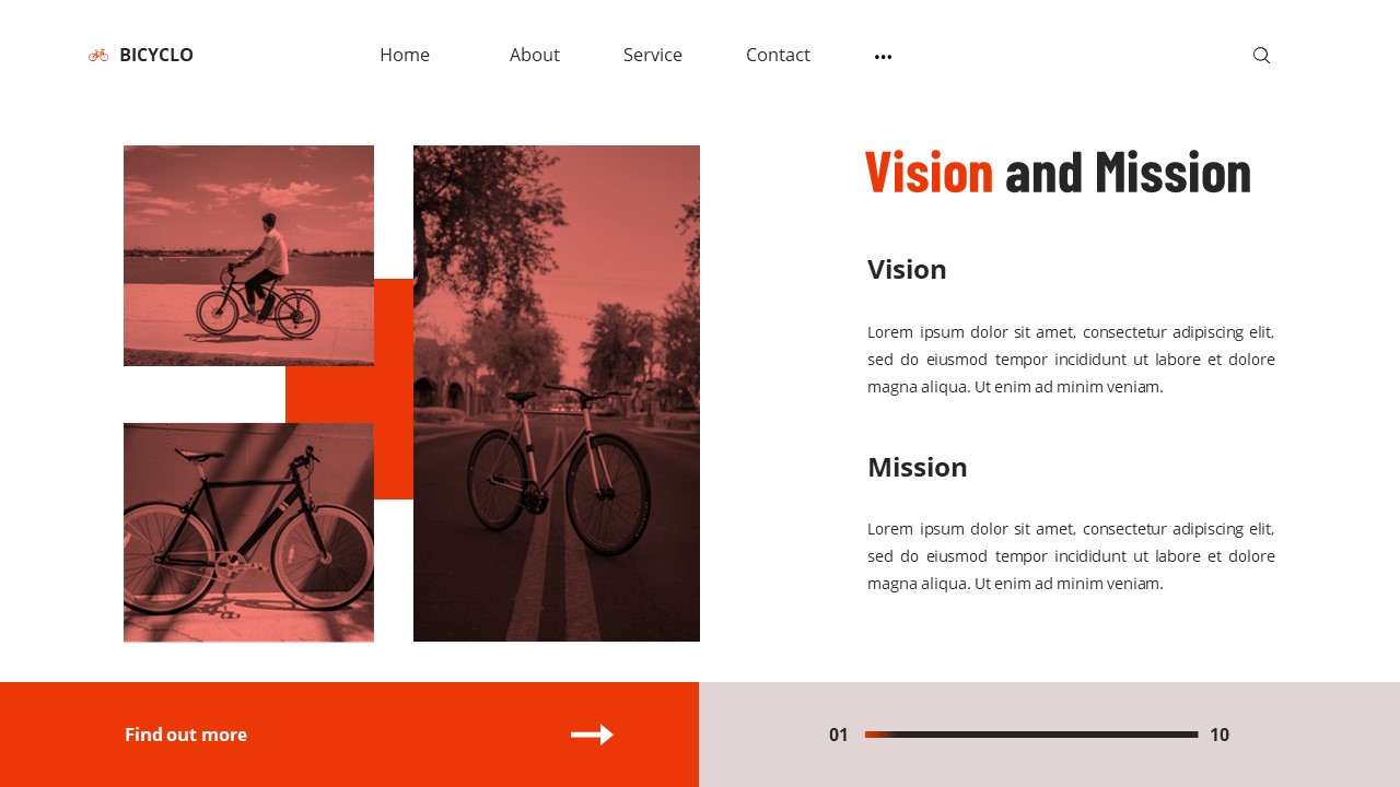 Bicyclo - Bicycle Powerpoint Templates, Presentation Templates ...