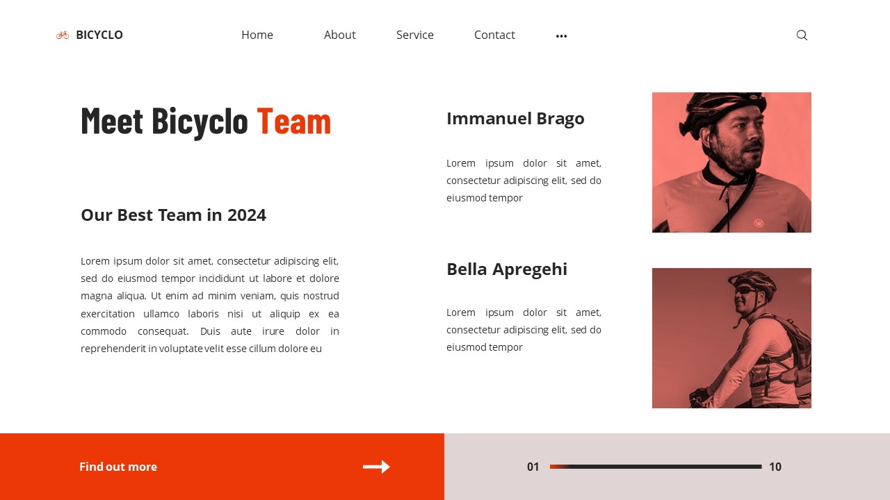 Bicyclo - Bicycle Powerpoint Templates, Presentation Templates ...