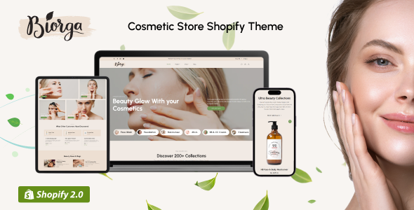 BiOrga - Cosmetics Shop Shopify Theme