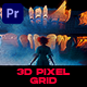 3D Pixel Grid Transitions | Premiere Pro - VideoHive Item for Sale