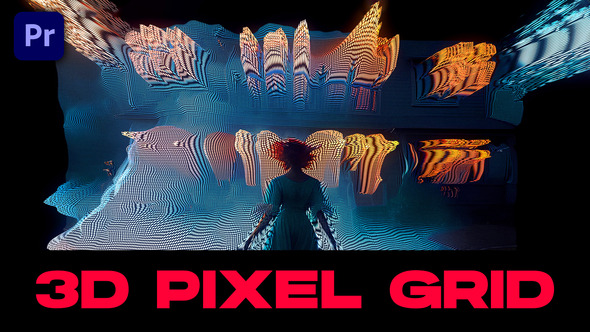 3D Pixel Grid Transitions | Premiere Pro
