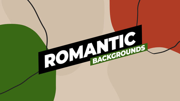 Romantic Backgrounds Elements template preview