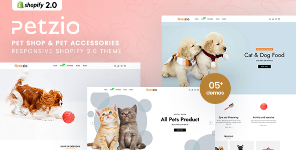 [DOWNLOAD]Petzio - Pet Shop & Pet Accessories Responsive Shopify 2.0 Theme