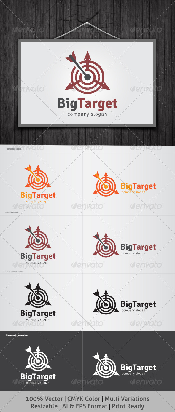 BigTarget Logo - Symbols Logo Templates