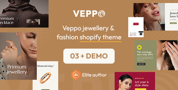 Veppo - The Jewellery & Fashion eCommerce Shopify Theme