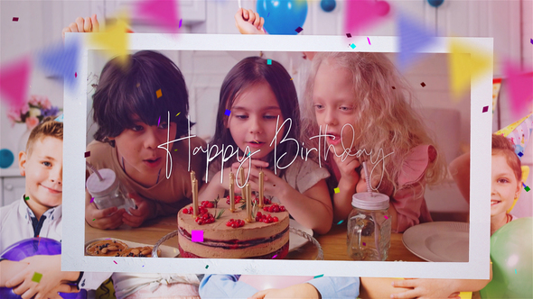 Photo Slideshow - Happy Birthday, Premiere Pro Templates | VideoHive