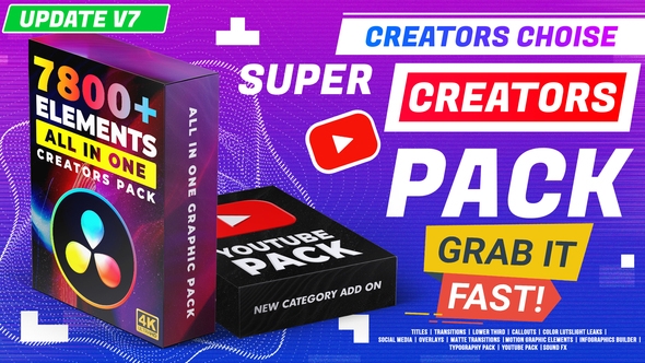 Super Creators Pack (7800+ Elements)