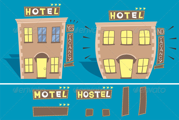 Hotel - Buildings Objects