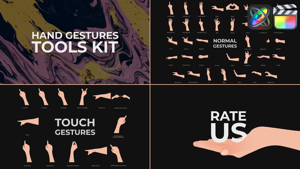 Hand Gestures Tools Kit for FCPX