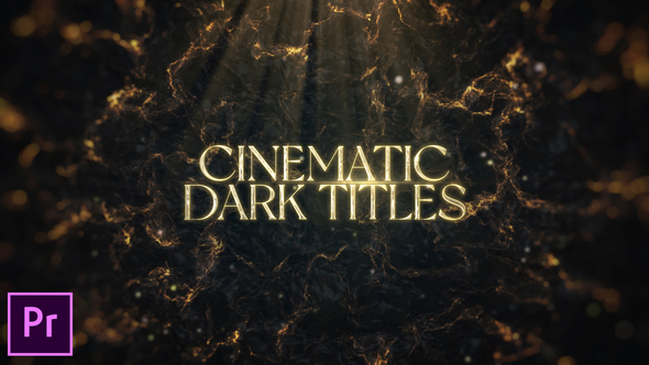 Cinematic Dark Titles - Premiere Pro