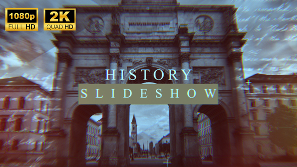 Abstract History Timeline Video Displays template preview