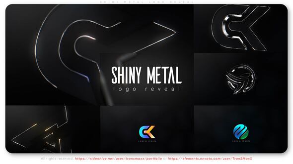Shiny Metal Logo Reveal