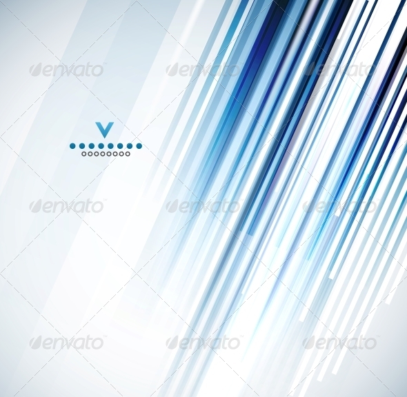 Straight Lines Design Template - Media Technology