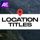 Location Titles Pack / AE - VideoHive Item for Sale