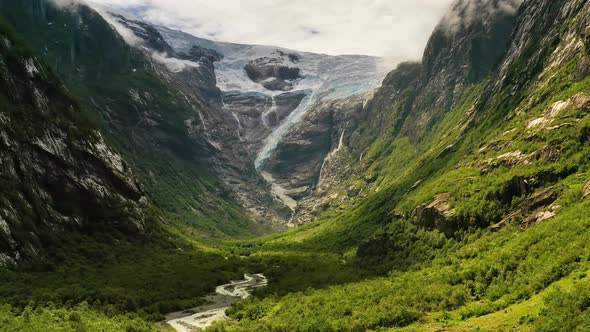 Beautiful Nature Norway Glacier Kjenndalsbreen alt