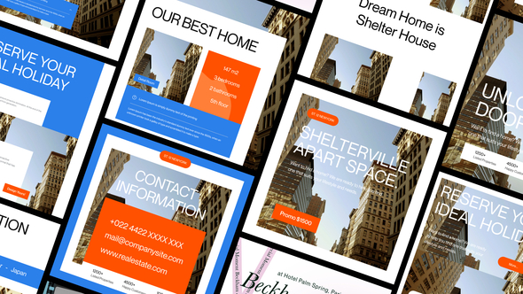 Real Estate Instagram Post Product Promo template preview