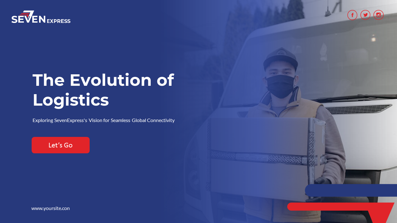 SevenExpress - Delivery Company PowerPoint Presentation Template ...