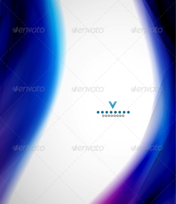 Flowing Blurred Lines Template - Media Technology