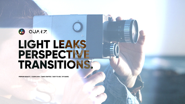 Light Leaks Perspective Transitions for DaVinci Resolve